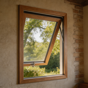 Fenêtre en aluminium à ouverture verticale ignifugée, sortie de secours pour couloir <span class=keywords><strong>d</strong></span>'hôtel - Product Image 1