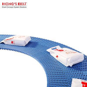 Hongsbelt HS-1201B sisi fleksibel sabuk atas berlubang pembalik kecil sabuk konveyor modular - Product Image 4