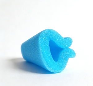 แถบโฟม <span class=keywords><strong>EPE</strong></span> รูปตัวยู สีฟ้า ป้องกันการชน แถบป้องกันทำจากใยมุก - Product Image 1