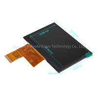 Standard 4,3-Zoll-IPS-TFT-LCD-Displaymodul mit 800x480 Auflösung, ST7262-Controller, RGB-40-Pin-Schnittstelle, optionales Touchpanel – OEM