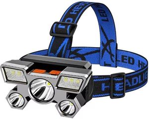 COB Rechargeable Headlamp, 230. Wide Beam <b>Lighting</b>, Super Bright 2000 Lumens Induction, 6 <b>Lighting</b> Modes, LED Headlight WADE-JS0 - Product Image 1
