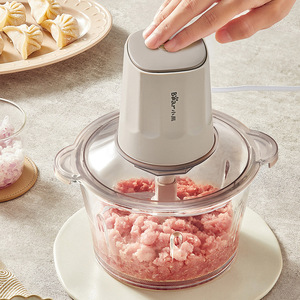 Picadora de carne Bear de 1L, procesador de alimentos eléctrico automático para uso doméstico - Product Image 1