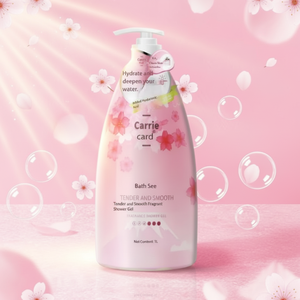 <span class=keywords><strong>Gel</strong></span> Douche Parfumé Rafraîchissant Hydratant et Nettoyant à la Noix de Coco, Marque Privée Personnalisable OEM ODM, 1000ml pour Usage Domestique - Product Image 2