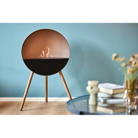 Nouveau Design Cheminée de Table à Éthanol Portable sans Fumée pour Intérieur, Grand Chauffage en Métal, pour Villa, Appartement et Hôtel