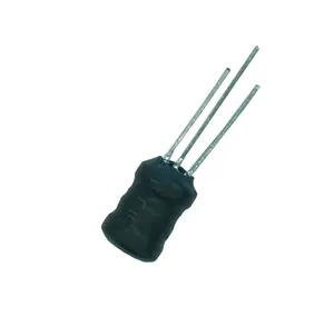 Customized 3 Pins Boost Inductors Radial Buzzer Drum Core Inductor For Supply