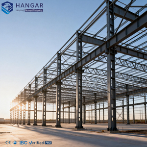 โรงเก็บเครื่องบินโครงสร้างเหล็กแข็งแรงทนทาน พร้อมใช้งานเป็นอาคารสำนักงาน ได้รับการรับรองมาตรฐาน CE - Product Image 6