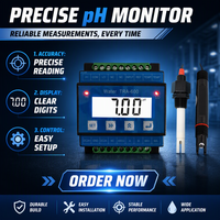Transmitter Parameter JIRS Online PH/ORP-TRA-600 Monitor Kualitas Air 4-20mA RS485 untuk Pengolahan Limbah