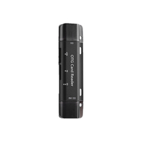 Lector de Tarjetas de Memoria USB-C 3 en 1 Jaya de Aleación de Aluminio con Puertos SD y USB para MacBook y PC (Externo)