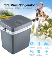 CITICITY 27l Mini-réfrigérateur portable pour voiture, réfrigérateur de voiture 12V avec poignée, vente en gros