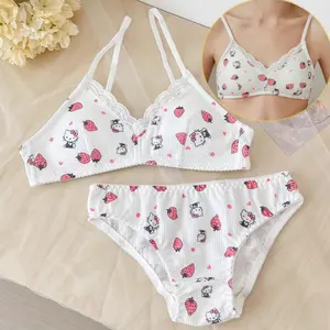 Wholesale cute hello kitty bra For Supportive Underwear 