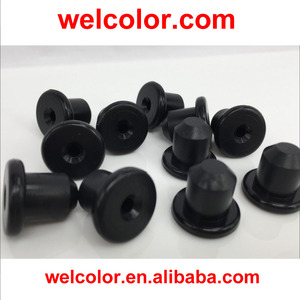 9Mm 11/32 "23/64" 3/8 "9 9.0Mm Lỗ T-Hình Chống Sốc Chống Trượt Silicone Cao Su Trong Suốt Màu Đen Côn Lỗ Cắm 9.5 Mm Kích Thước - Product Image 2