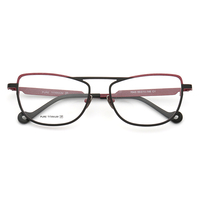 Montura de Gafas Ovalada de Titanio a la Moda, Montura Óptica Elegante para Hombre, Ultraligera y de Lujo para Gafas Graduadas