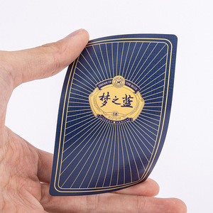 Papier personnalisé Impression de cartes de <span class=keywords><strong>poker</strong></span> Paquet cadeau promotionnel adhésif direct d'usine pour les joueurs de <span class=keywords><strong>poker</strong></span> - Product Image 2