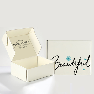 Cajas de Envío de Papel Reutilizables Personalizables, Recubrimiento UV, Grabado en Relieve, Caja de Cartón Corrugado Reciclable, Ecológica - Product Image 6