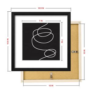 Eaglegits-impresiones abstractas blancas y negras para pared, Kit <span class=keywords><strong>de</strong></span> colágeno colgante, obra <span class=keywords><strong>de</strong></span> <span class=keywords><strong>arte</strong></span>, marco <span class=keywords><strong>de</strong></span> fotos, 9 Uds. - Product Image 5