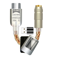 Adaptateur audio USB-C 3,5 mm CX31993 MAX97220 avec puce DAC et câble pour Phone 15 Pro Max, S23 Ultra/S21, Pixel 7, Pad Android