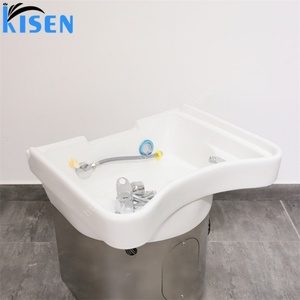 อ่างล้างผมเซรามิก Kisen อุปกรณ์สปาสำหรับร้านเสริมสวย วัสดุเซรามิก ทนทาน - Product Image 2