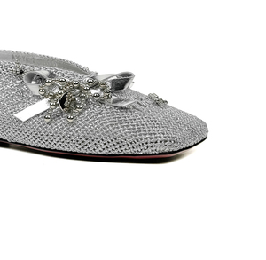 Zapatos <span class=keywords><strong>de</strong></span> mujer Dream Catcher Primavera Verano 2025, sin cordones, con correa ajustable, punta cuadrada, suela plana, diseño <span class=keywords><strong>de</strong></span> red <span class=keywords><strong>de</strong></span> pesca hueca, tendencia <span class=keywords><strong>de</strong></span> moda - Product Image 1
