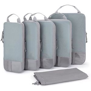 Lot de 6 sacs de rangement de voyage, cubes d'emballage pour vêtements, organisateurs de bagages - Product Image 2