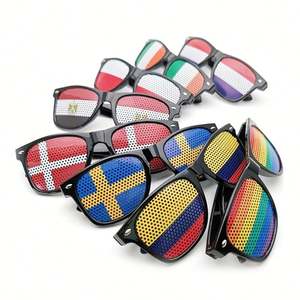 Lunettes de supporter de football en gros - Lunettes de soleil personnalisées avec drapeau national |   Cadeaux promotionnels pour le sport, les clubs de fans et les tournois - Product Image 2
