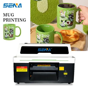 UV flatbed printer for small companies 3045E Epson XP600 head for box glass wood acrylic phone case