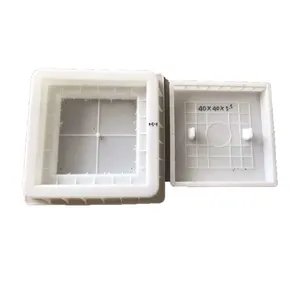 China precast concrete cement manhole cover and seat moulds