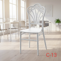 Chaises empilables durables en PP écologiques pour événements, mariages, restaurants, salons, hôpitaux - Chaise de salle à manger moderne et portable