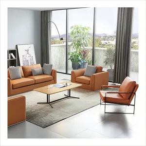 customized Leather Accent Chairs Relaxing Armchair Single Sofa Chair Leisure Chair Living Room Furniture