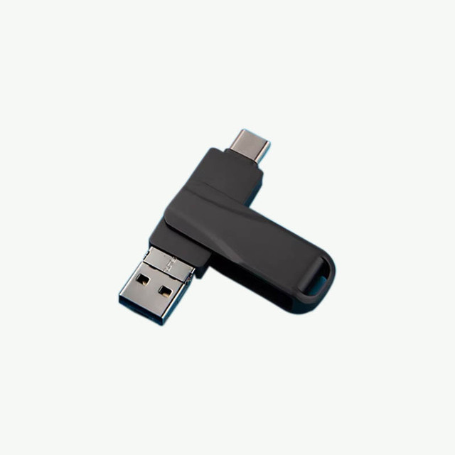 Factory Direct Sale 3 in 1 OTG USB 3.0 Smart Phone Flash Drive 8GB-512GB Metallic