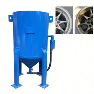 Simple Metal Rust Paint Removal Refurbishment Treatment Valve Mobile Trailer <b>Sandblasting</b> Equipment Vacuum - Product Image 5