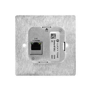 Pannello a Muro Bluetooth <span class=keywords><strong>Dante</strong></span> Audio Network di Dimensioni Quadrate per Sistema di Diffusione Sonora - Product Image 5