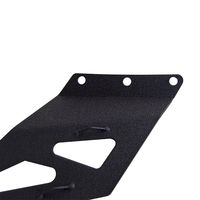 Nouvelles barres lumineuses LED en alliage d'aluminium de 50 pouces, supports de montage pour pare-brise supérieur, garantie 1 an, Wrangler Truck Offroad