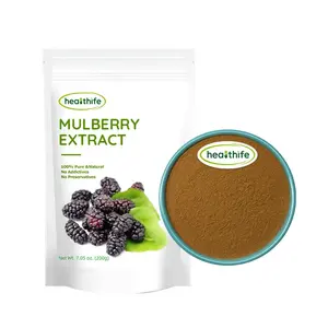 Healthife Organic Mulberry Leaves Powder Mulberry Leaf Extract Powder 1-Deoxynojirimycin
