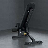 Équipement de musculation multifonction pour la maison, banc de musculation pliable en métal avec supports pour haltères, banc de musculation réglable
