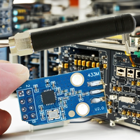 Module de développement Flipper Zero CC1101 SubGhz 433MHz avec antenne WiFi, kit de carte open source pour programmes Pet Dolphin