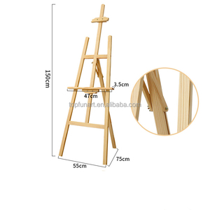 Giá đỡ vẽ tranh hình chữ H có thể điều chỉnh, bề mặt nhẵn/mịn không xước, kích thước 175x56CM, dùng cho tranh acrylic, tranh sơn dầu - Product Image 4