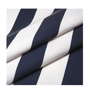Classic striped comfortable fabric, waterproof coating stretch knitted bottom fabric