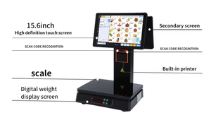 Android Touch Dual-Screen Gewichts- und Kassensystem mit Touchscreen All-in-One Elektronische Waage - Product Image 3