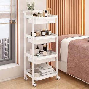 รถเข็นรถเข็นสีขาวสำหรับร้านเสริมสวยรถเข็นสำหรับแต่งผมรถเข็นดีไซน์ใหม่ - Product Image 6