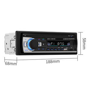 Nuovo arrivo 12V autoradio FM Radio MP3 supporto lettore Audio BT telefono con USB/TF Port elettronica auto In-Dash 1 DIN - Product Image 6