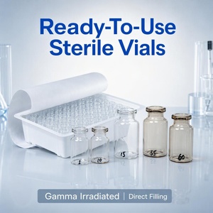 Botellas RTU Preesterilizadas QT Gamma, Documentación de Validación COA Completa, Cumplen con los Estándares de Auditoría Farmacéutica de EE. UU. - Product Image 3