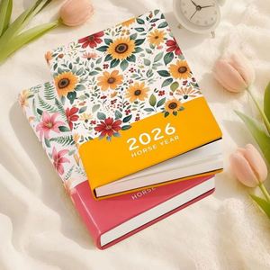 2026 Custom Logo Flower High Appearance Level Check-In Notes Weekly & Annual Planner <b>Calendar</b> - Product Image 3