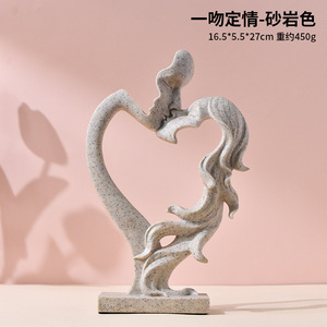Résine Embrasser <span class=keywords><strong>Couple</strong></span> Sculpture Abstraite Homme <span class=keywords><strong>et</strong></span> Femme Baiser Statue pour La Décoration Intérieure De Mariage Moderne <span class=keywords><strong>Couple</strong></span> Figurines - Product Image 4