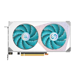 Carte graphique de jeu économique GeForce RTX <span class=keywords><strong>4060</strong></span> 8 Go GDDR6 128 bits 8 broches RTX4060 blanche à double ventilateur pour ordinateur de bureau - Product Image 4