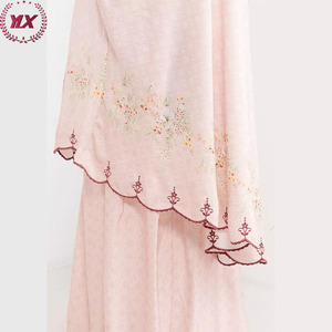 カスタムイスラム教徒の柔らかいテレカン祈りのローブ刺繍エッジ高品質の祈りのドレス - Product Image 6