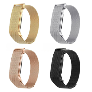 สายนาฬิกาข้อมือแบบตาข่ายสแตนเลสสตีล Milanese Loop แบบแม่เหล็ก สำหรับ Google Fitbit Air - Product Image 1
