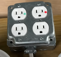 Prise électrique américaine 15A 125V, prise de courant, interrupteur, norme électrique américaine et canadienne approuvée