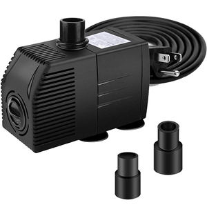 Jier <strong>200</strong> GPH 12 W Black Electric Fountain Pump for Fish Pond Adjustable Flow Pond Pump 800 Litres Per Hour with ETL CE Listed - Product Image 3