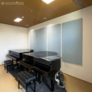 Звукопоглощающие акустические панели из тканевого волокнистого материала, устраняющие эхо в помещении. - Product Image 3