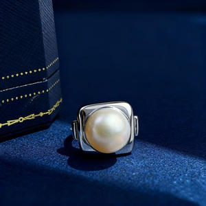 อุปกรณ์ทำเครื่องประดับมุก DIY 10769 แหวนเงินแท้ S925 ตัวเรือนเปล่ารูปหมี สำหรับใส่ลูกปัดเงินทรงกลมแบนขนาด 3-5 มม. - Product Image 3